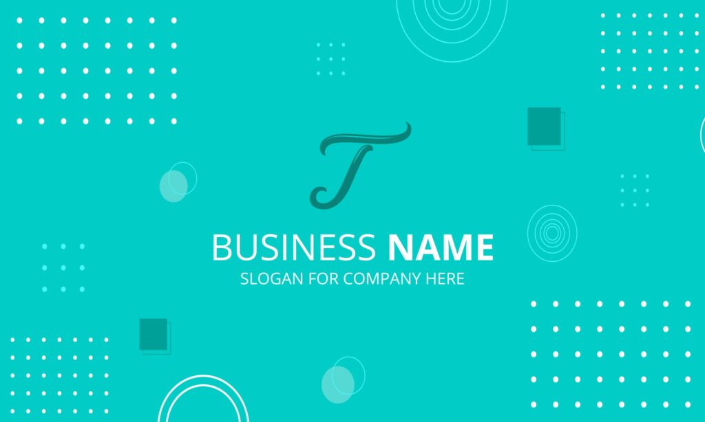 Modern Blue Geometric Business Background Free Vector