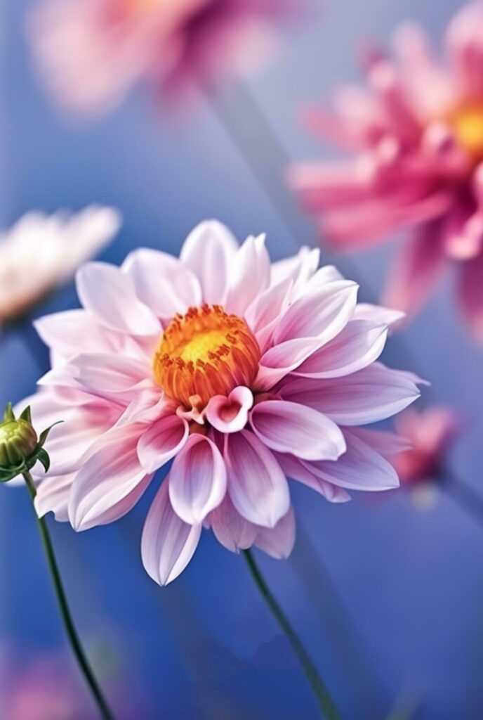 beautiful flower template design Stock Free