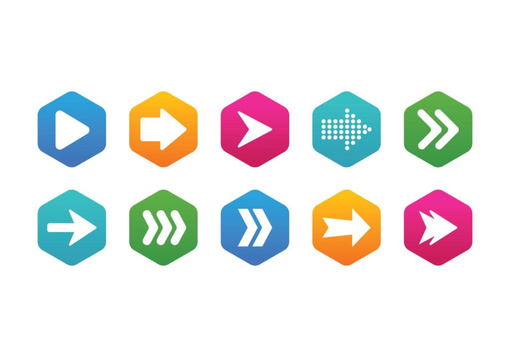 Arrow Icon Set Stock Free and Free SVG