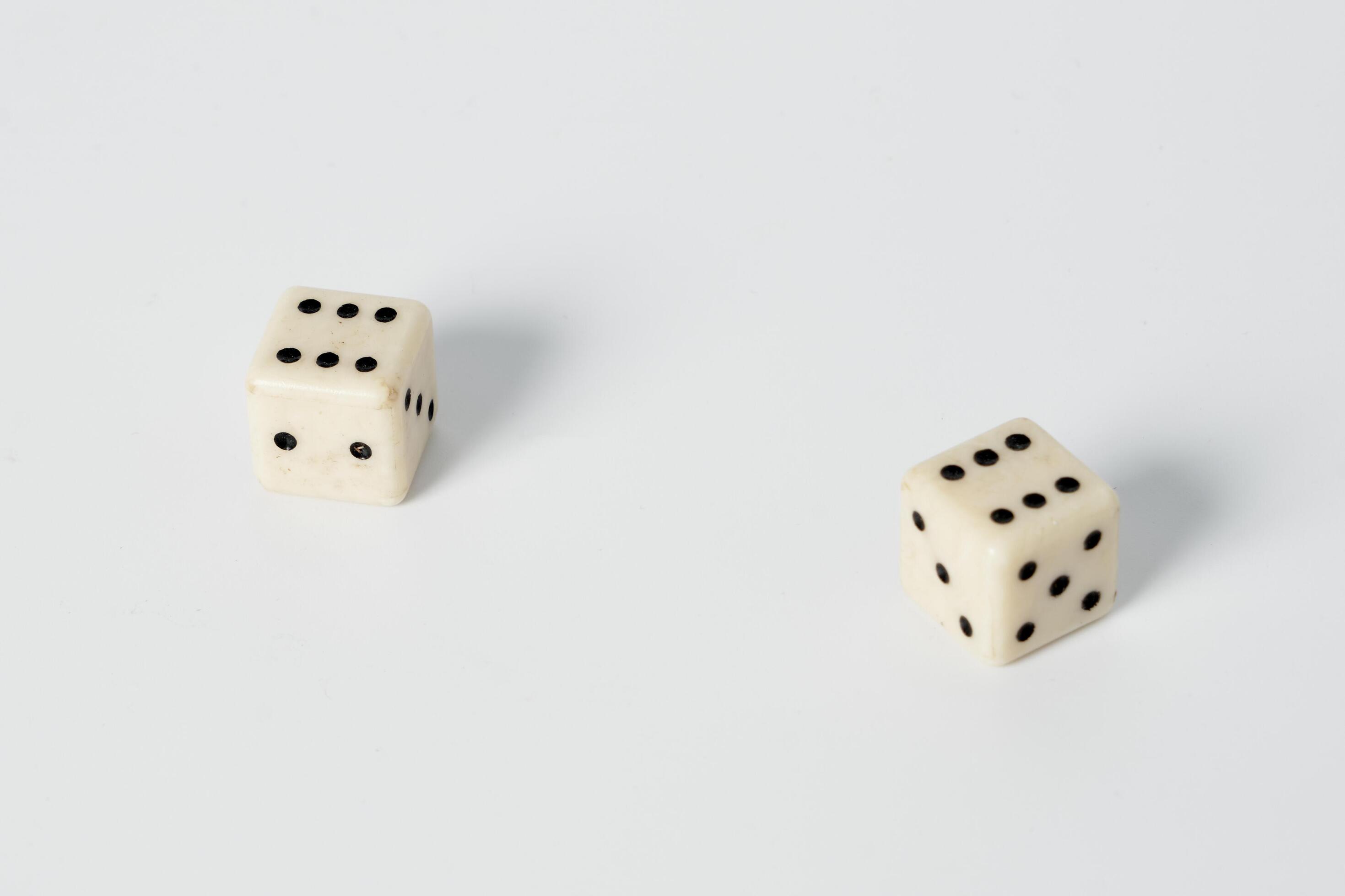 game dice on white background Stock Free