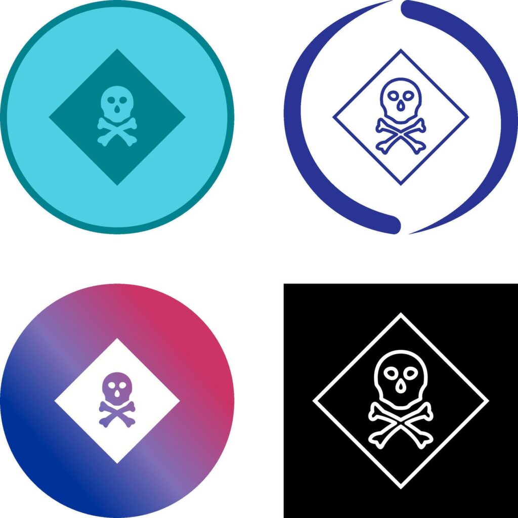 Poisonous Gas Icon Design Stock Free