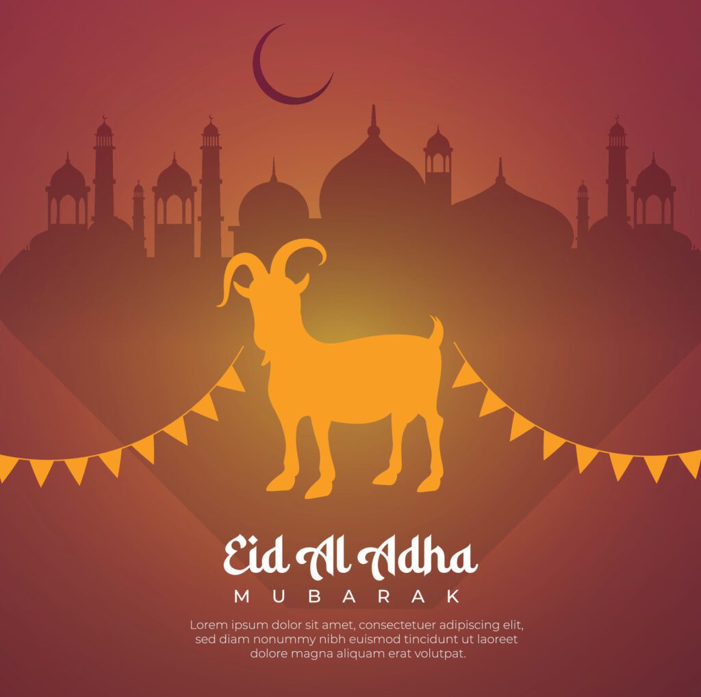 eid mubarak- eid mubarak social media post – islamic design – eid background – Eid ul Adha, Eid al Adha Design Free Vector