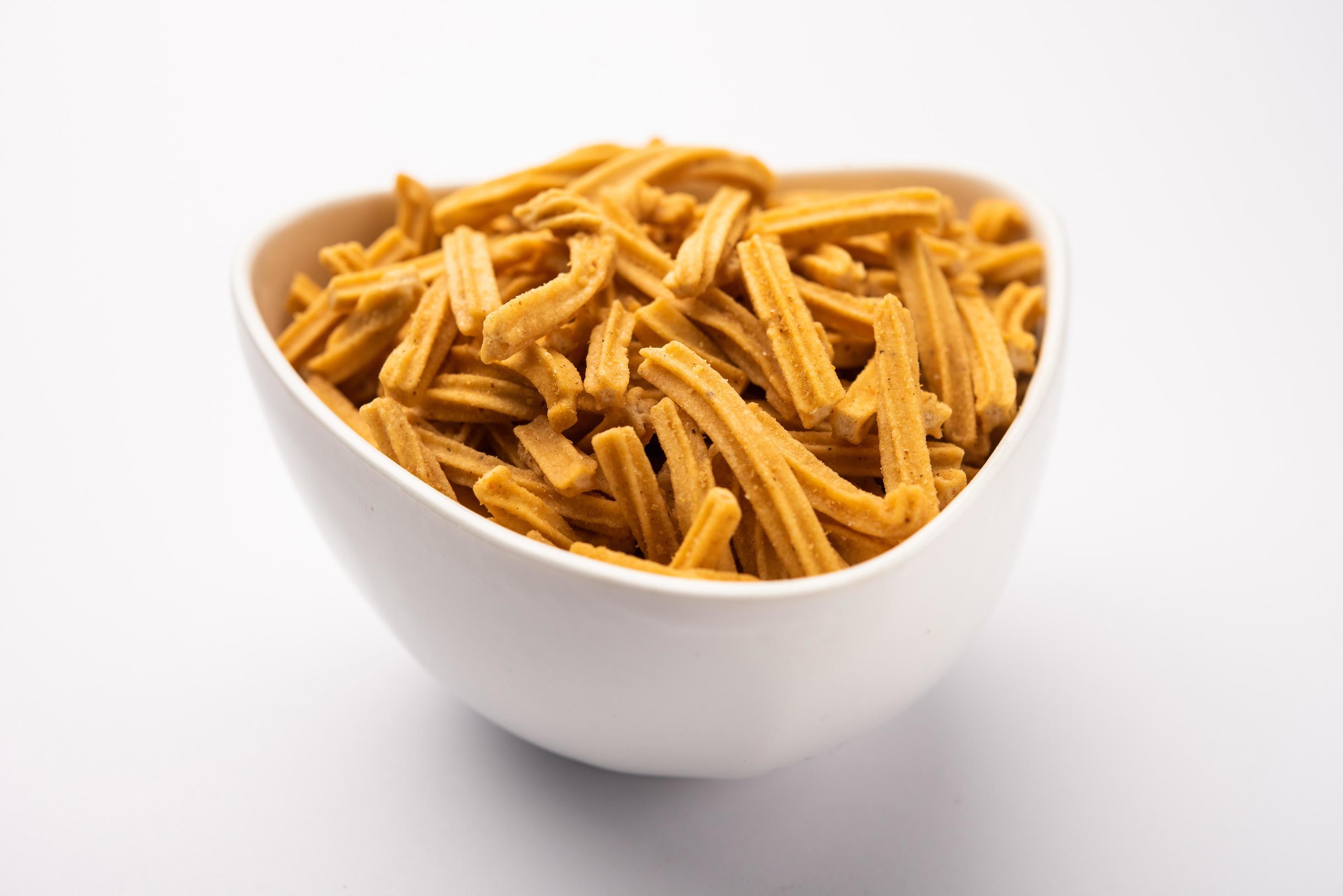 Salted Soya Sticks Indian namkeen food Stock Free