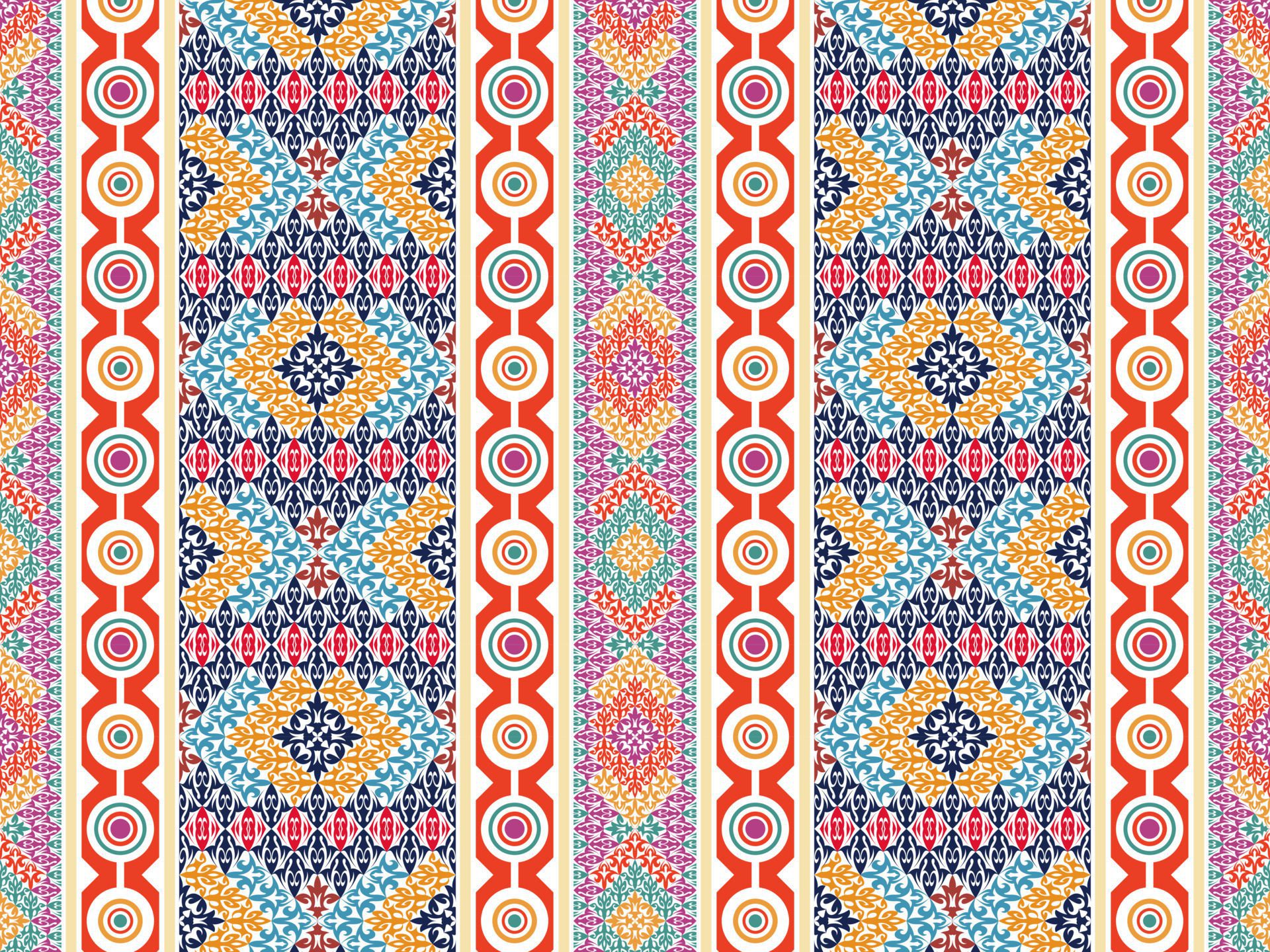 elegant ethnic pattern background Free Vector