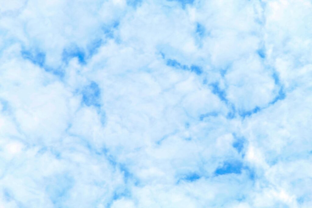 White clouds on blue sky, wallpaper and pattern background Stock Free