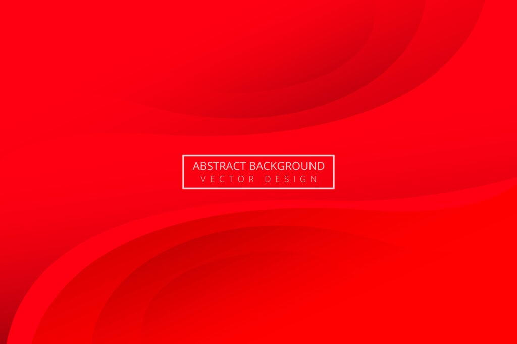 Red Wave Background Free Vector