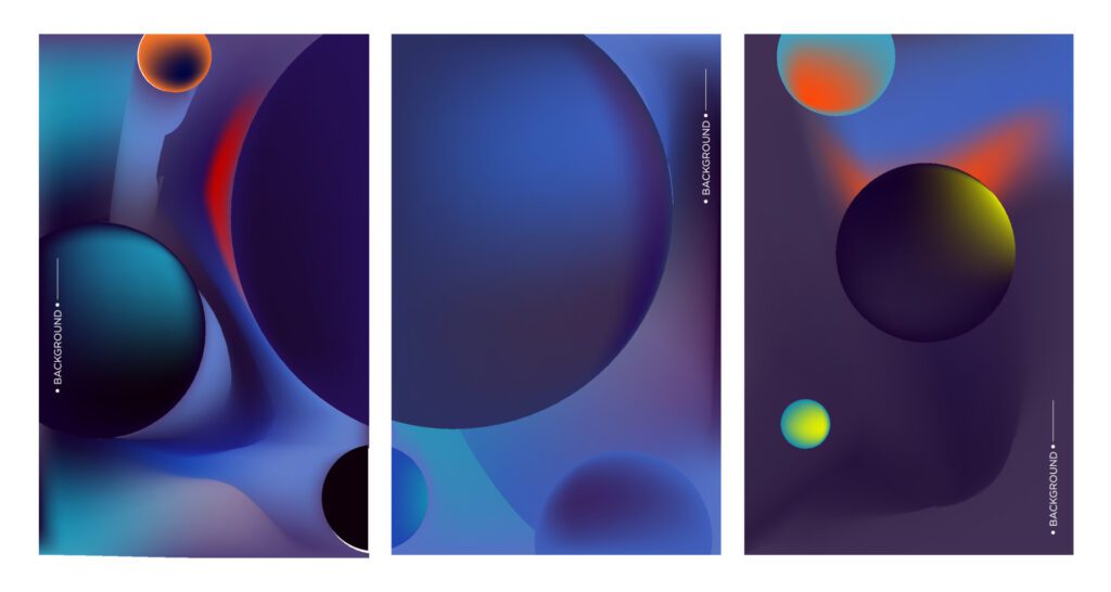 Colorful abstract fluid and geometric background. Space and Galaxy background illustration. Vector banner template. Free Vector