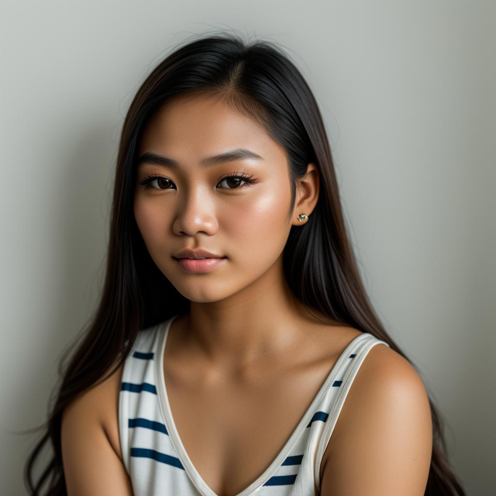 21 jährige hübsche Filipina. by @ai_generated