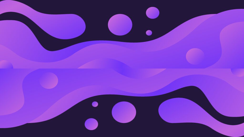 vector illustration of liquid abstract background for banners, web and others.purple color background Free Vector