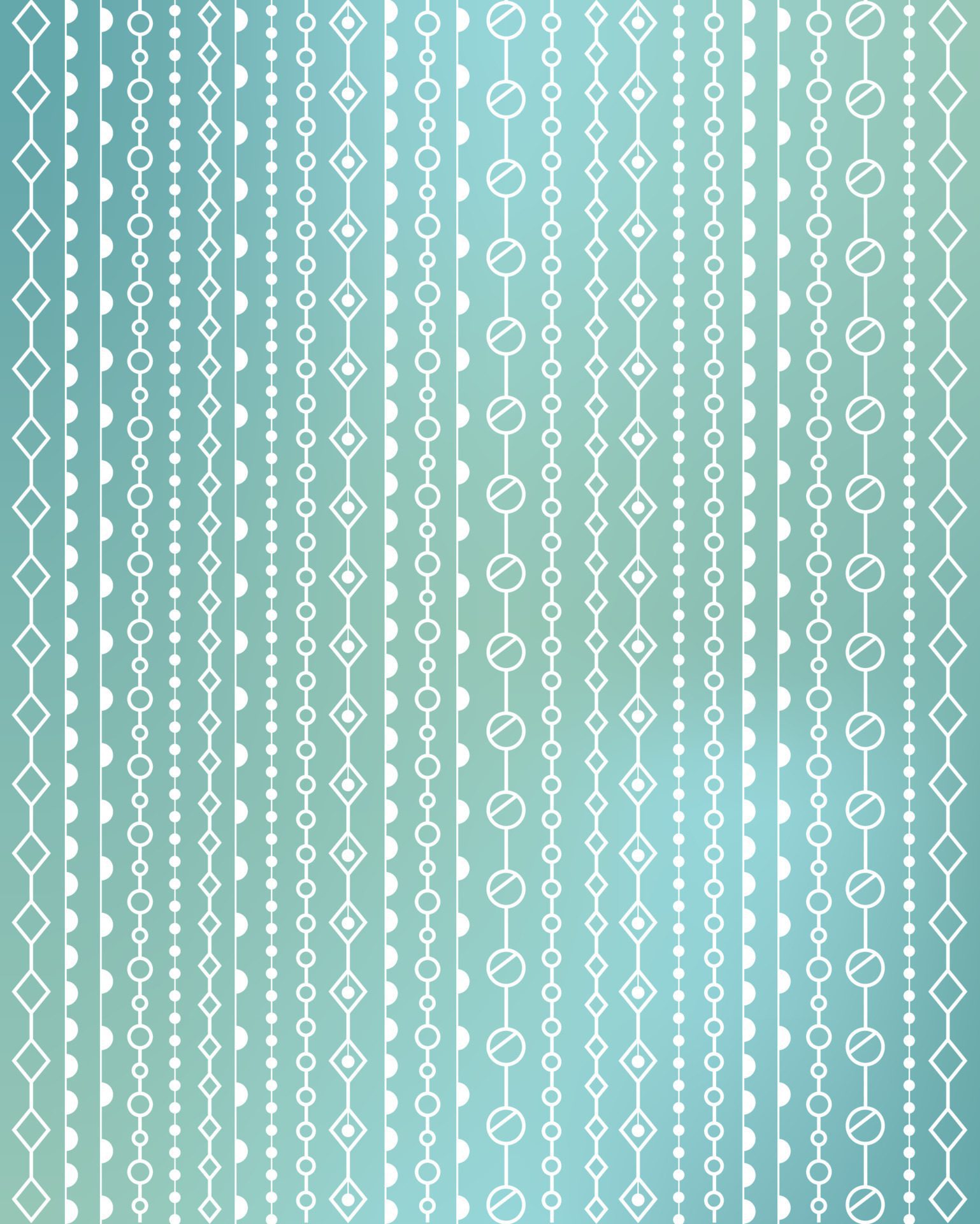 hanging beads background pattern Free Vector