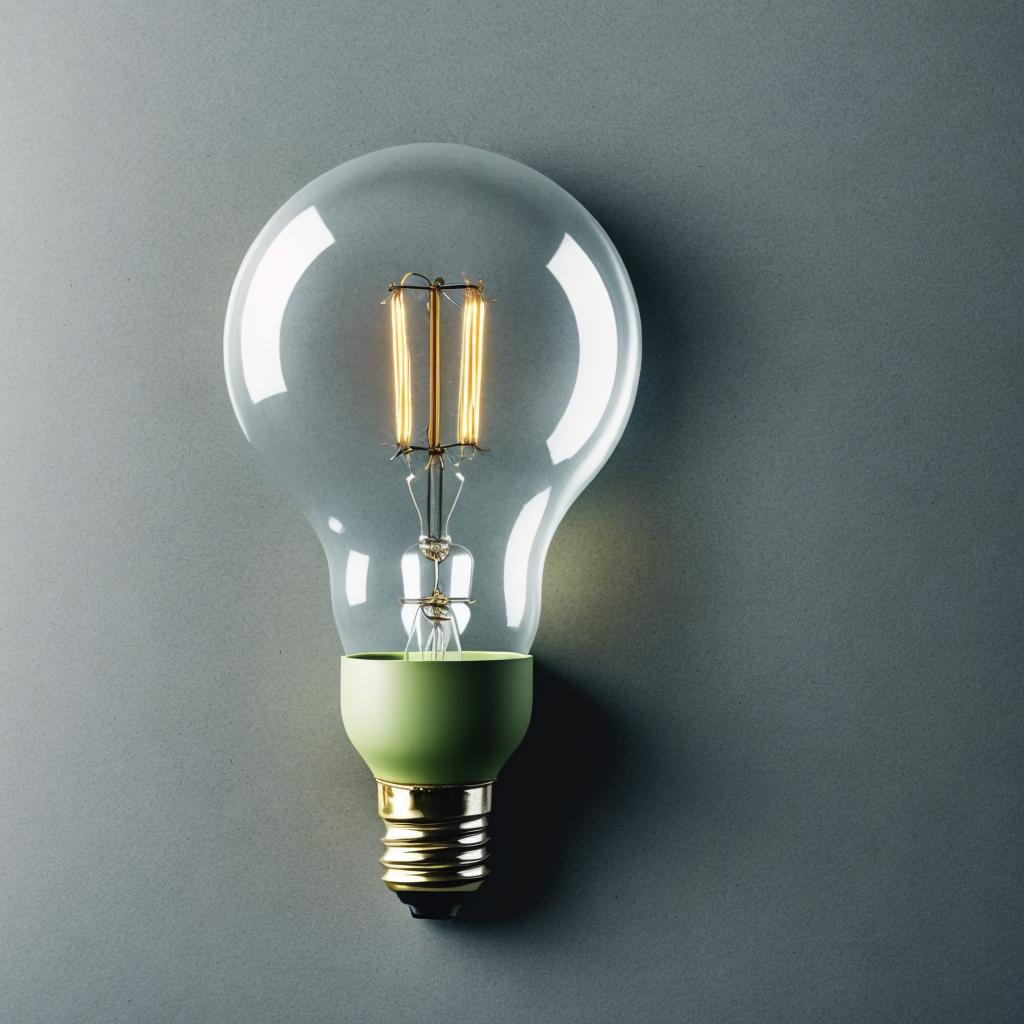 Simple Light Bulb of by @ai_generated