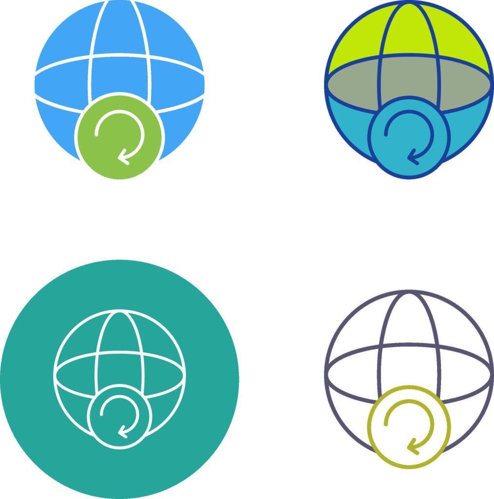 Earth Icon Design Stock Free