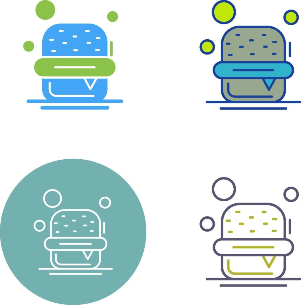 Burger Icon Design Stock Free