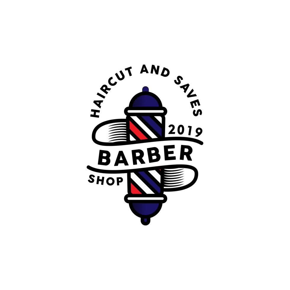 Barber Logo Design Inspiration Stock Free