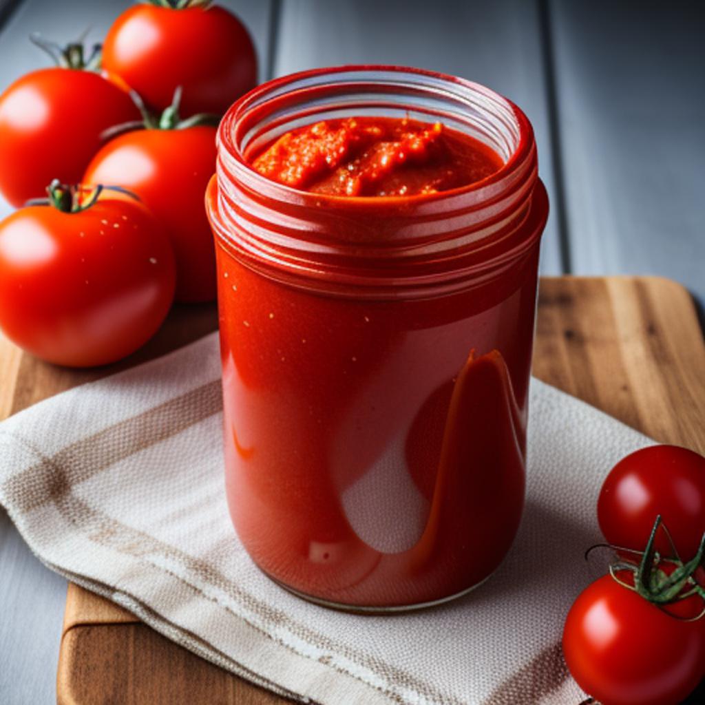 Salsa di pomodoro in by @ai_generated