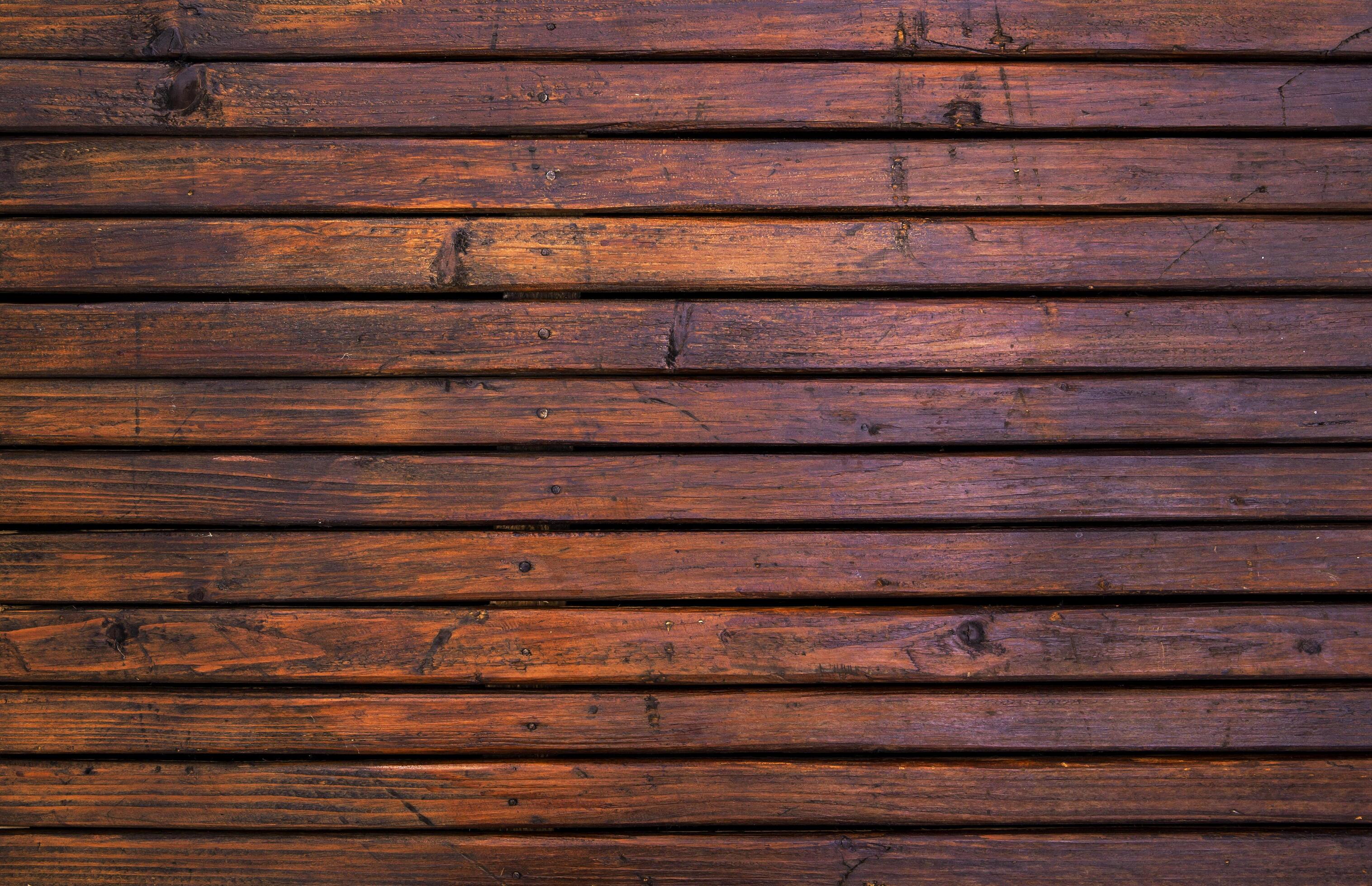 Brown wood background Stock Free