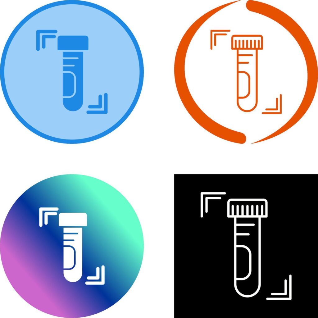 Test Tube Icon Design Stock Free