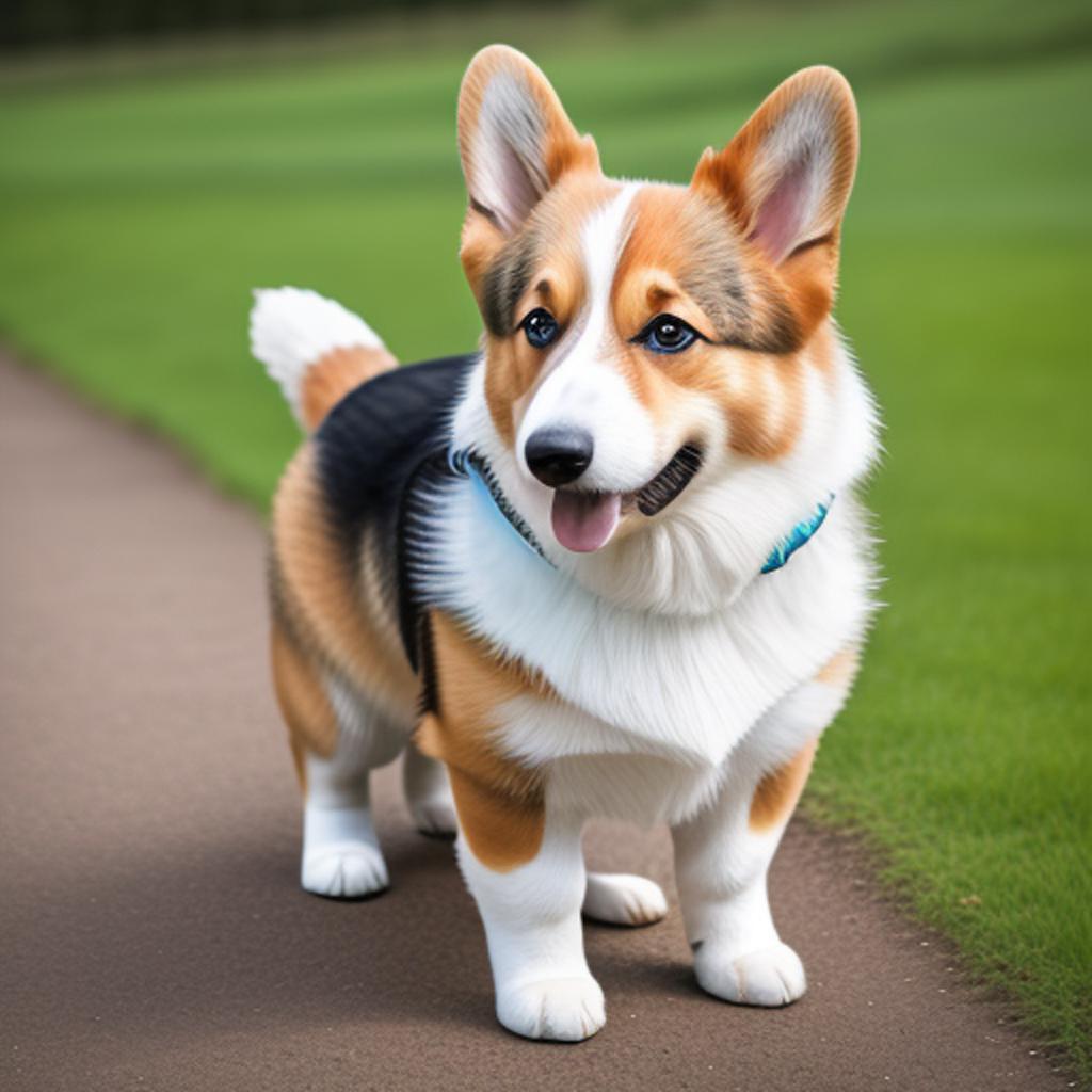 Corgi by @jljn4jd8 by @ai_generated