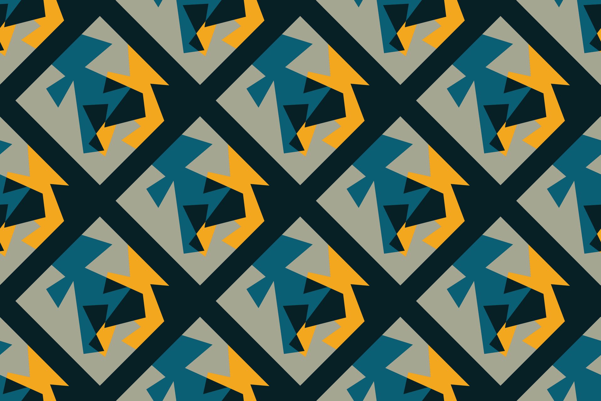 Seamless geometric pattern. Color print. Free Vector