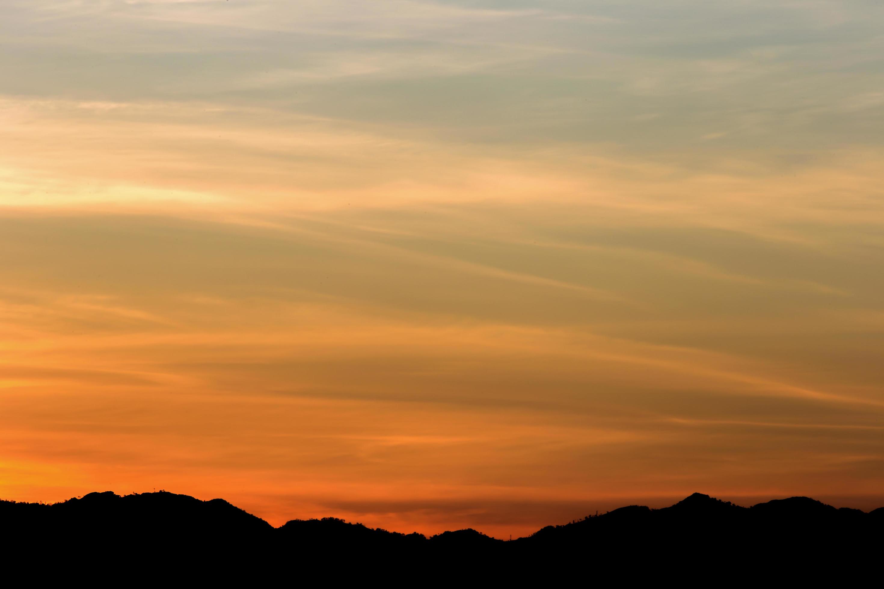 Beautiful sky at sunrise Natural background Stock Free