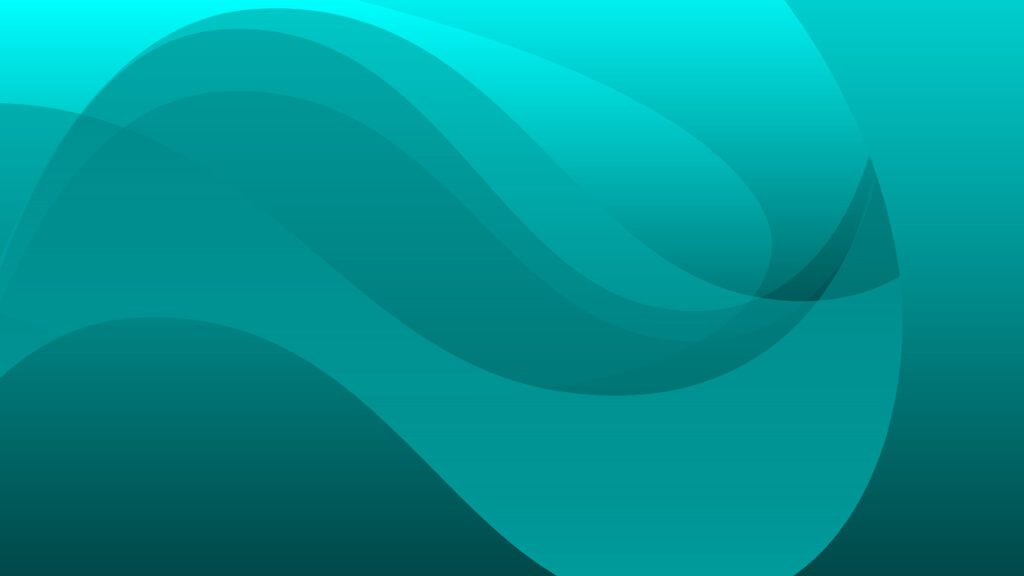 Dark green color abstract wave background Free Vector