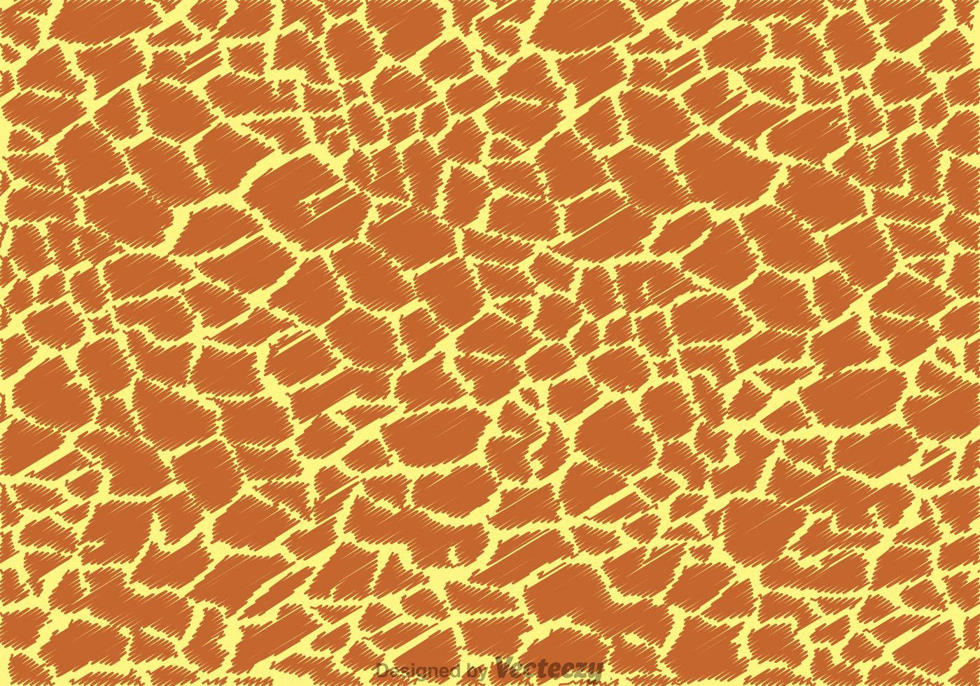 Giraffe Print Pattern Vector Free Vector and Free SVG