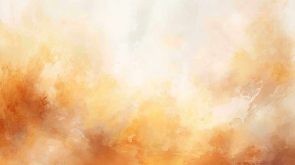 an abstract painting of a fire with orange and brown colors. AI generative Stock Free