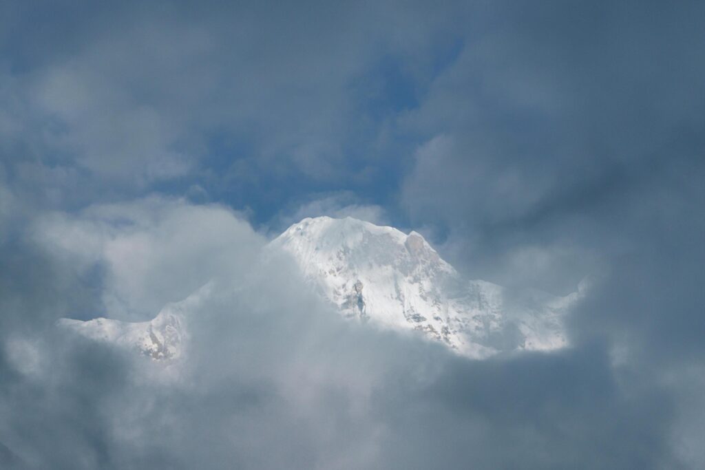 Mountain in Nepal, Annapurna Base Camp, Machapuchare Mountain, Annapurna Trekking, Travel in Nepal Stock Free