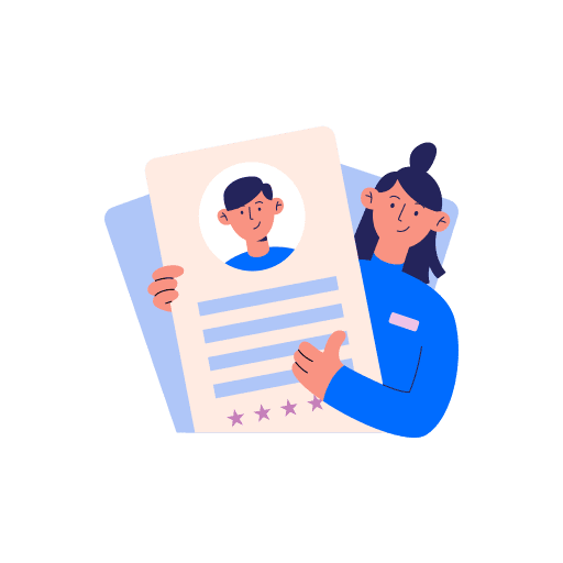 User, profile, rating illustration