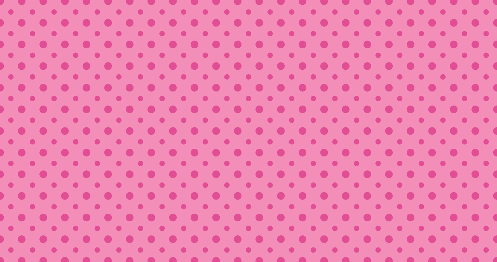 pretty cute sweet polka dots seamless pattern retro stylish vintage girly pink wide background concept for fashion printing Free Vector