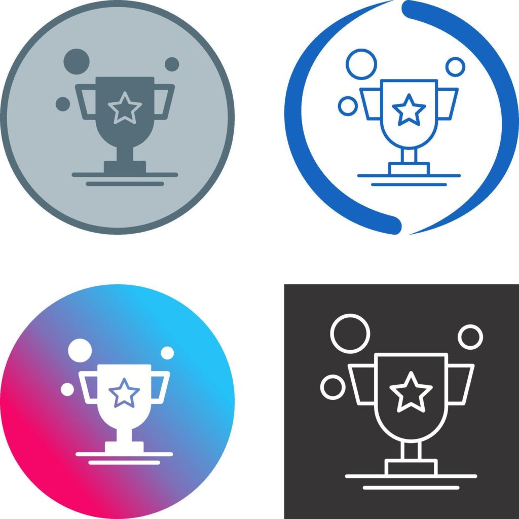 Trophy Icon Design Stock Free