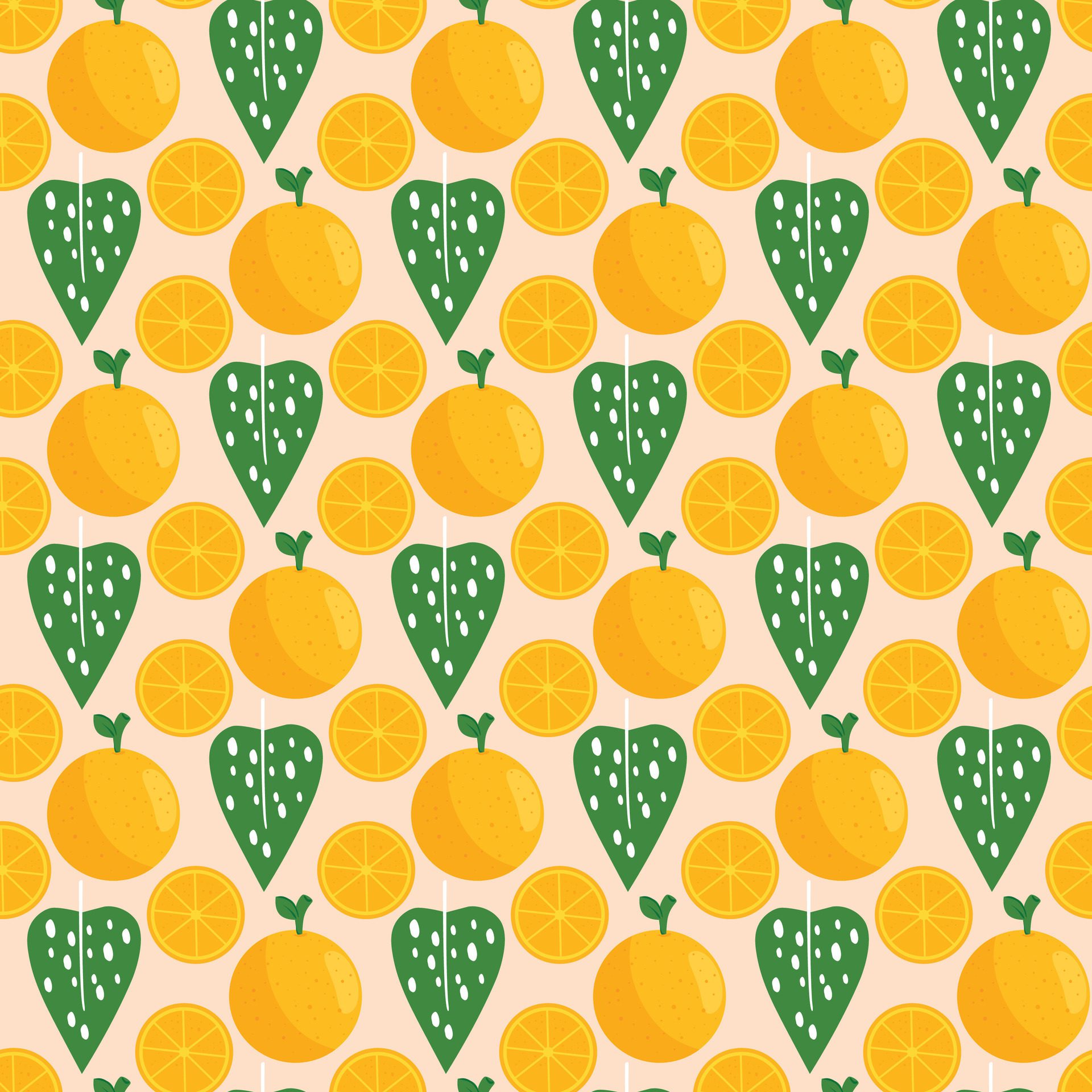 Sweet Lemons Seamless Pattern Design Free Vector