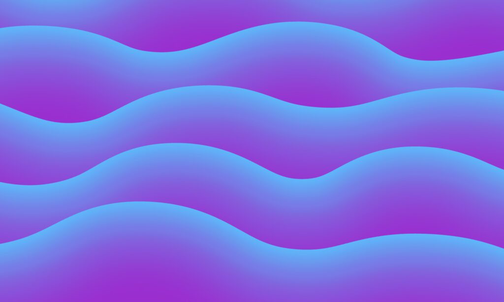 Abstract blue and purple wave fluid background. Free Vector