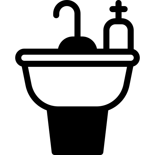 Sink, bathroom, basin icon