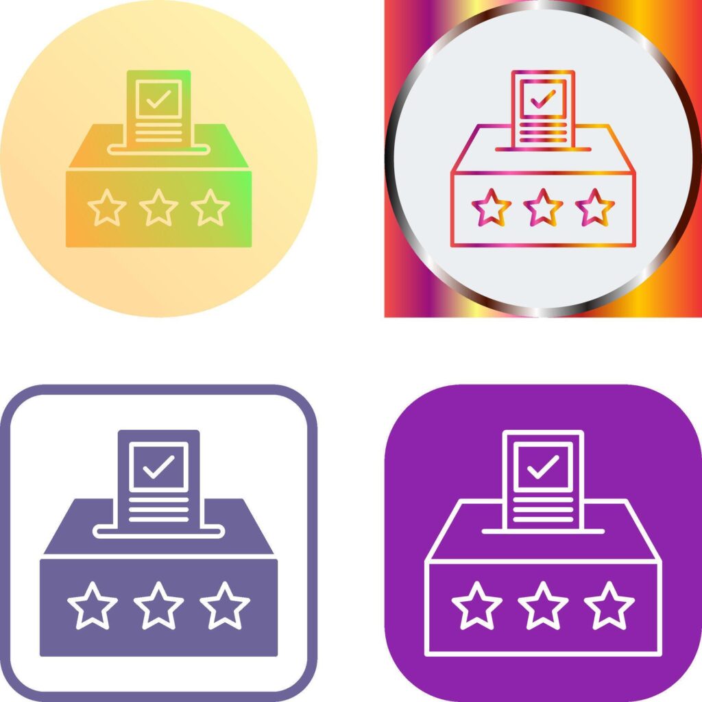 Ballot Icon Design Stock Free