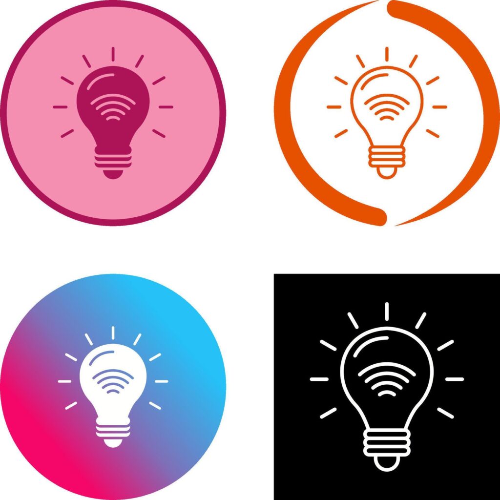 Smart Energy Icon Design Stock Free