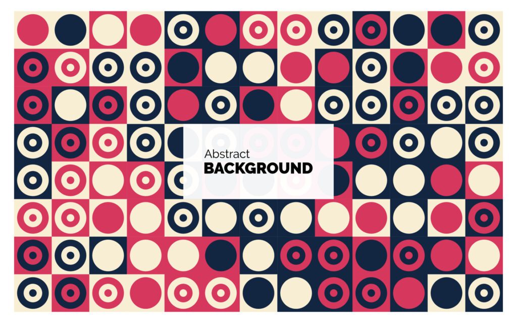 Mosaic Flat Creative background. Vector illustration Free Vector