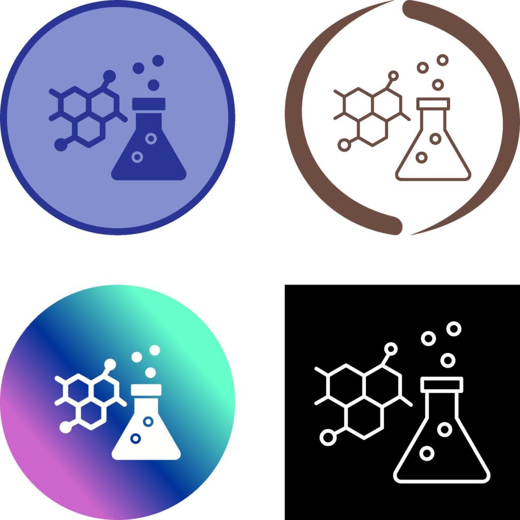 Chemistry Icon Design Stock Free