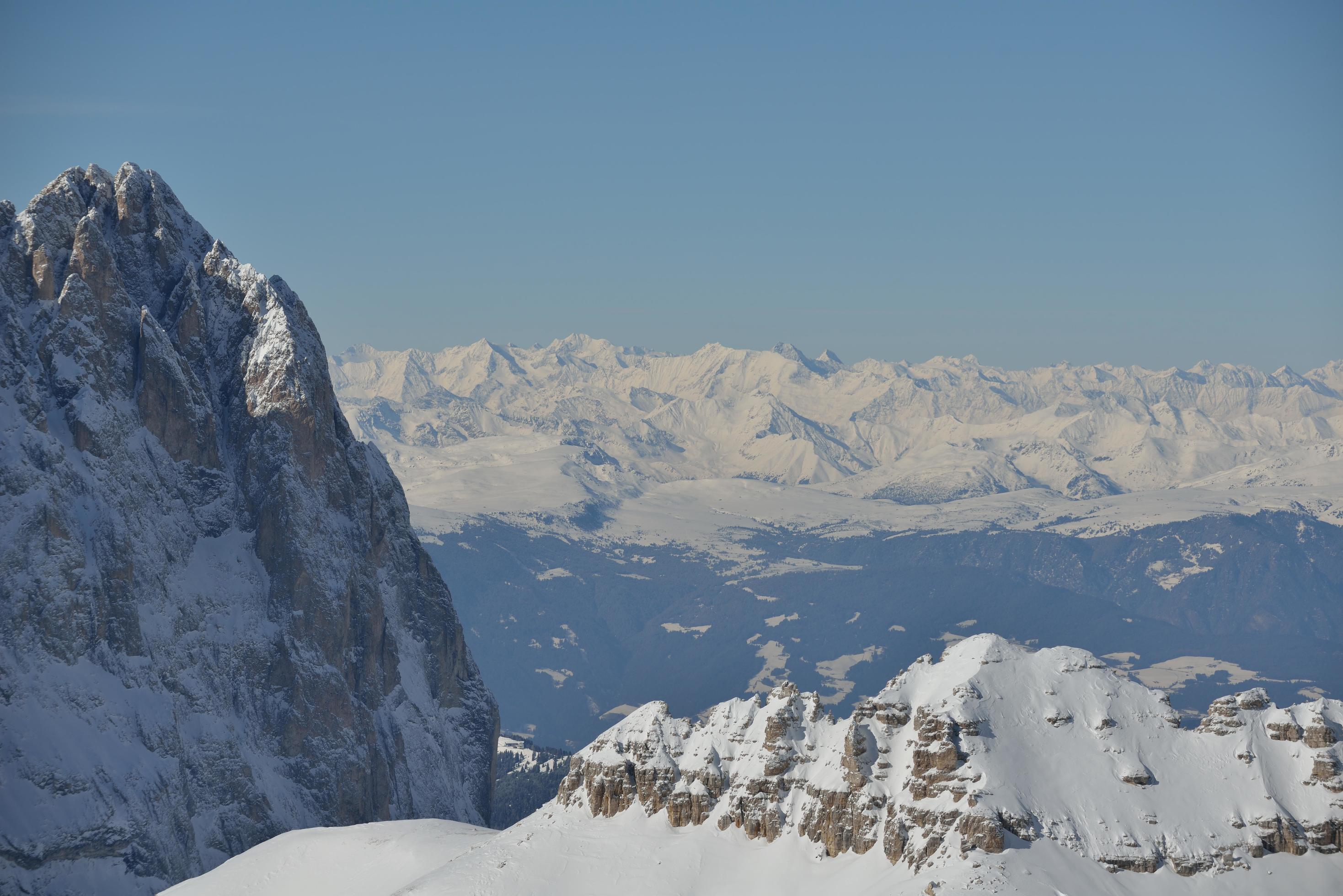 mountain winter nature Stock Free