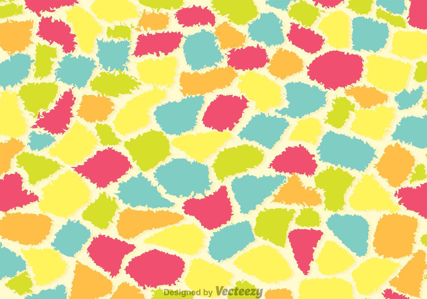 Colorful Giraffe Pattern Free Vector and Free SVG