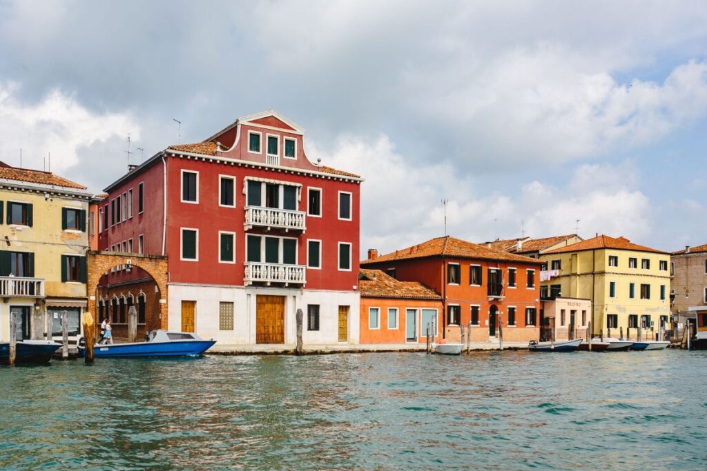 
									The beautiful and colorful Murano Island, Italy Stock Free