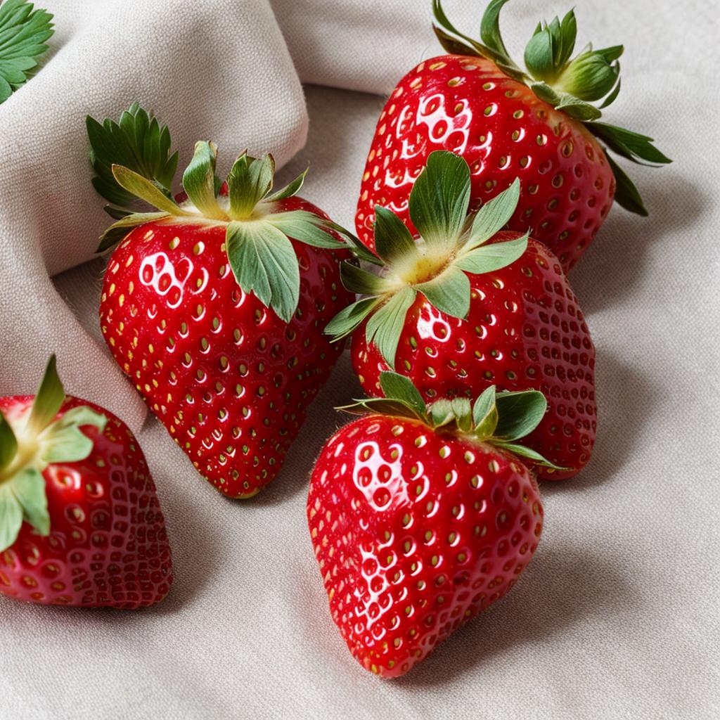 Strawberry by @rustambekkhalilov by @ai_generated