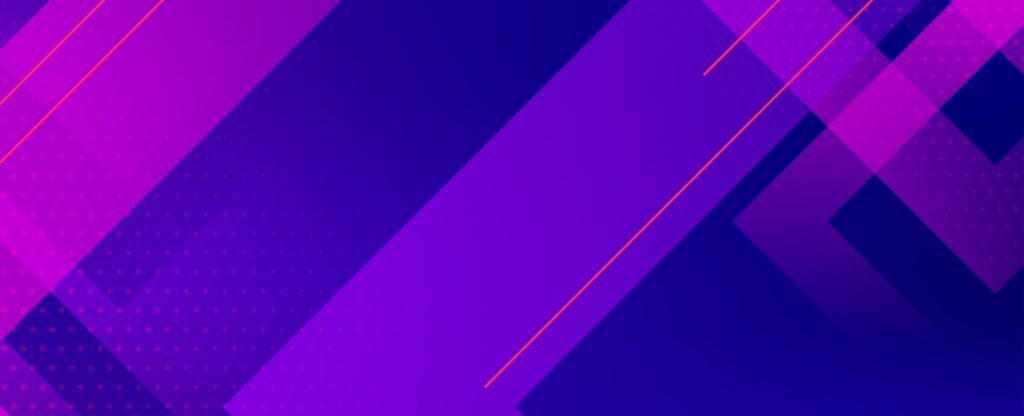 Abstract geometric purple modern stylish smooth dark banner background Free Vector