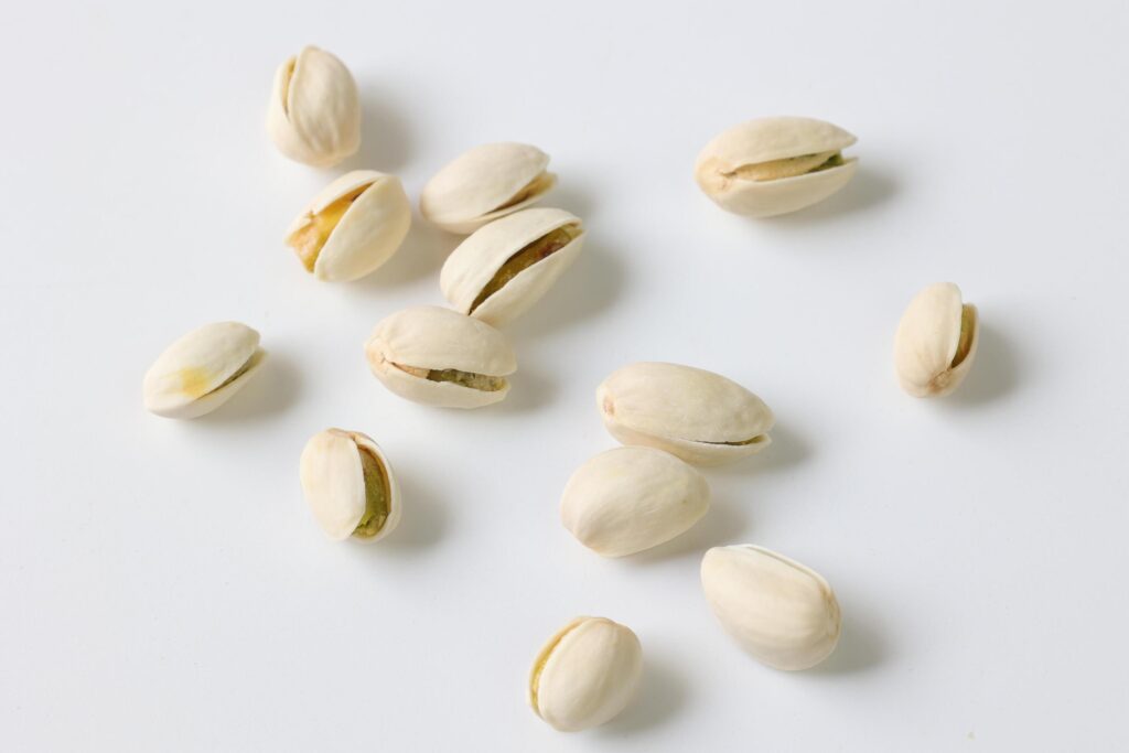 Pistachio nut isolated on white background Stock Free