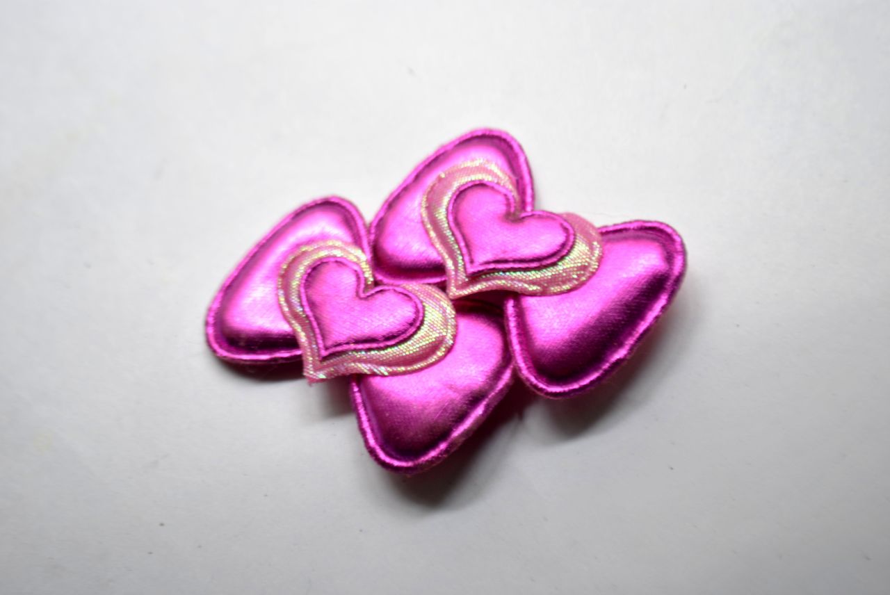 Bow Pink Hearts Stock Free