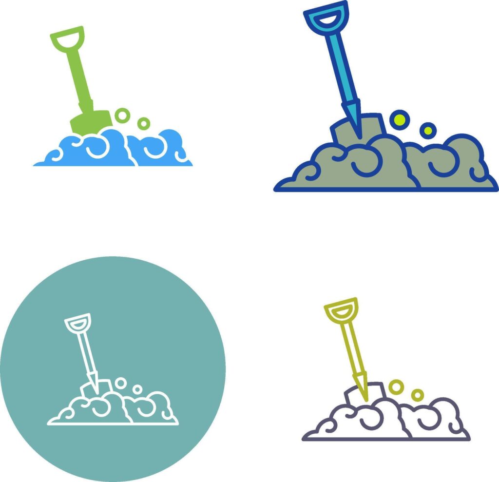 Shovel Icon Design Stock Free