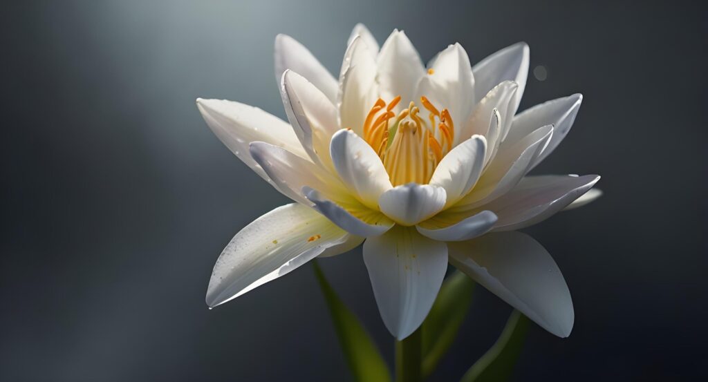 Lily flowers with beautiful blur background Stock Free