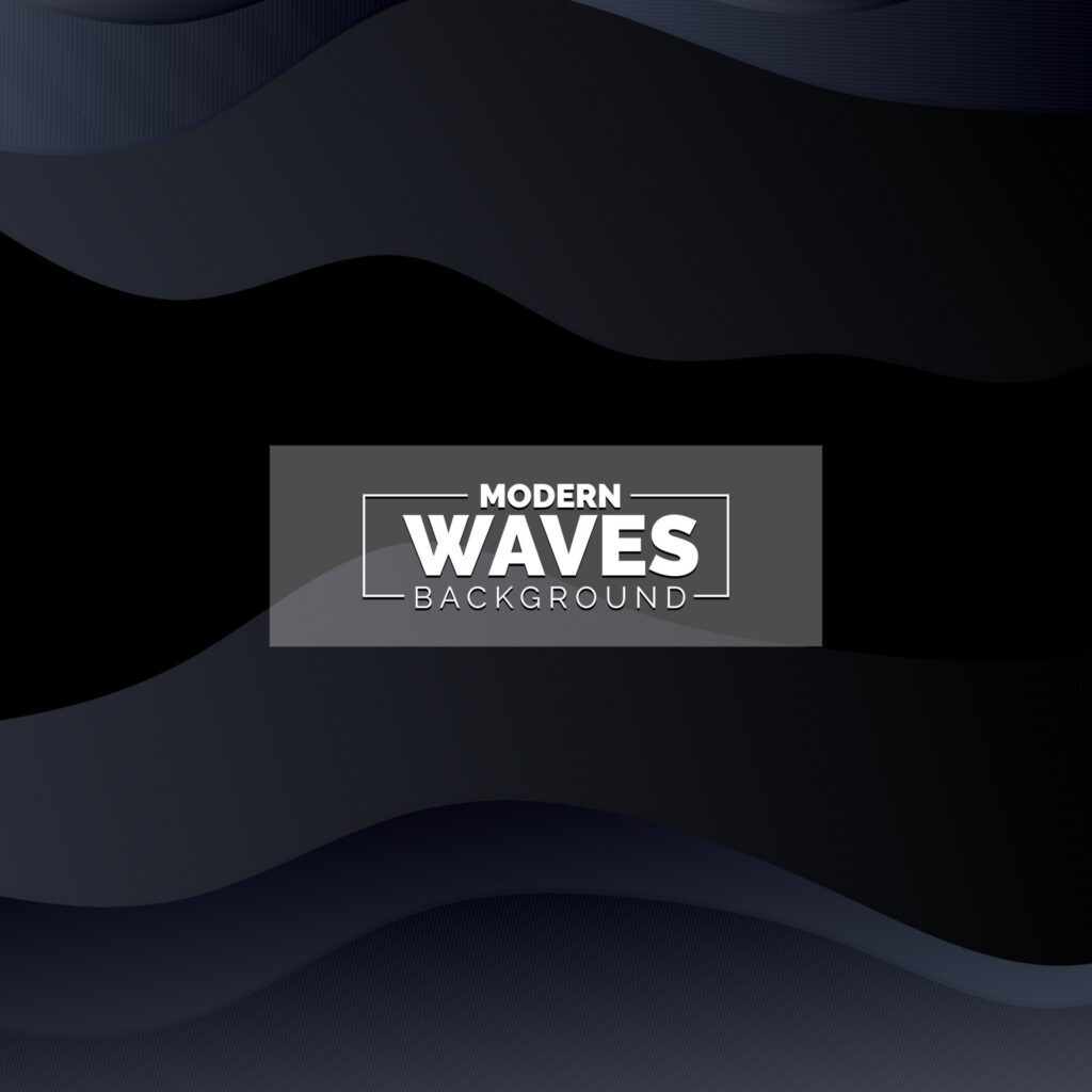 water Wave vector abstract background flat design style Free Vector