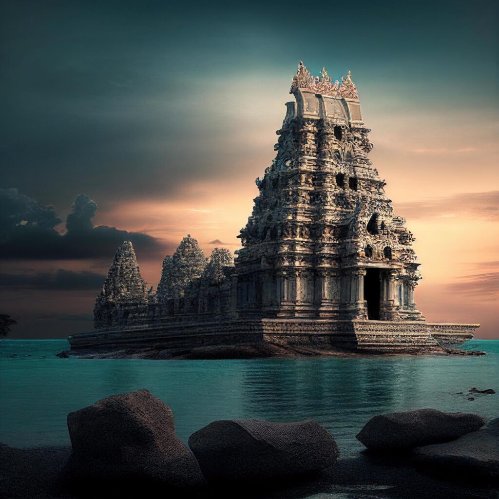 rameswaram temple Jyotirlinga, shiva temple Stock Free