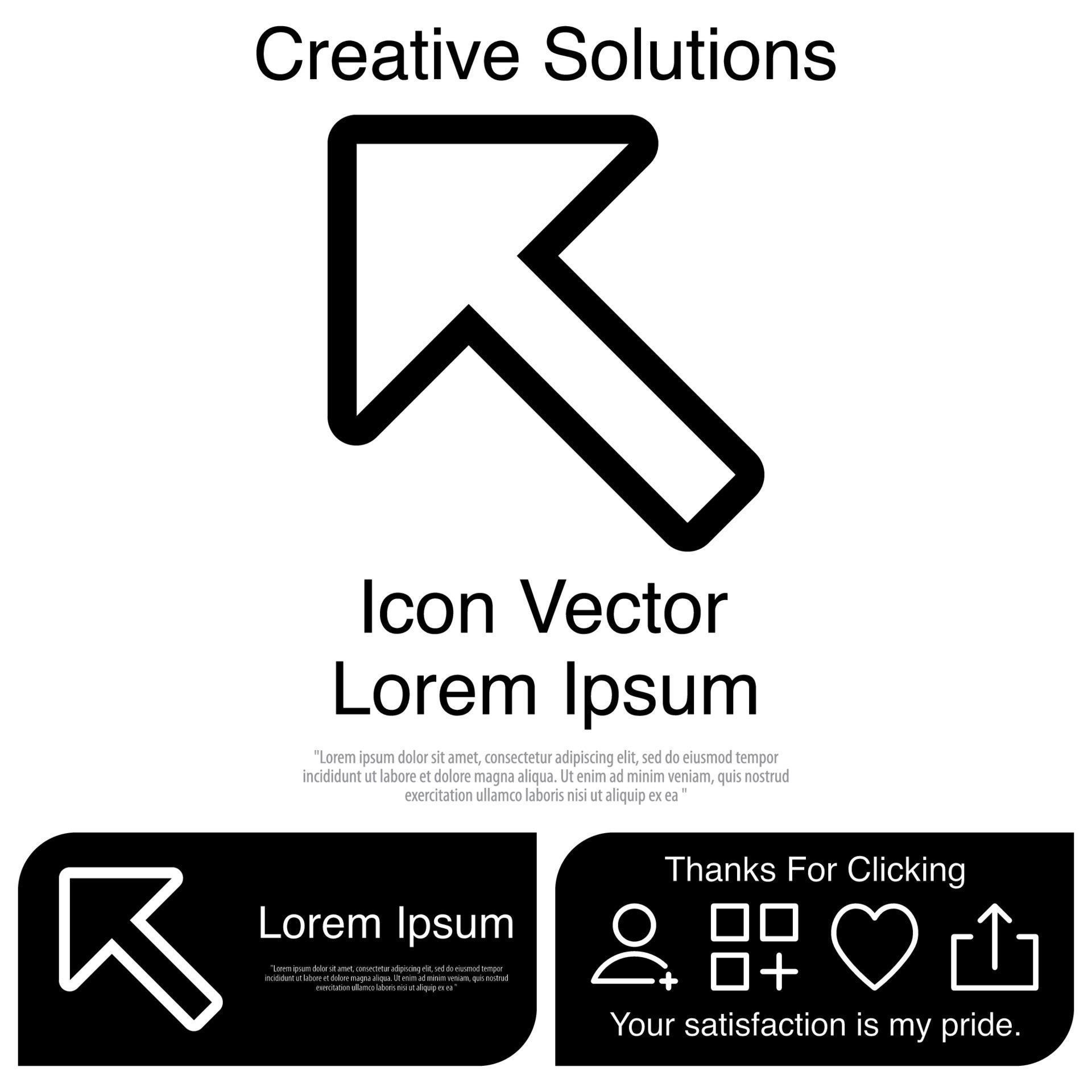 Arrow Icon Vector EPS 10 Stock Free